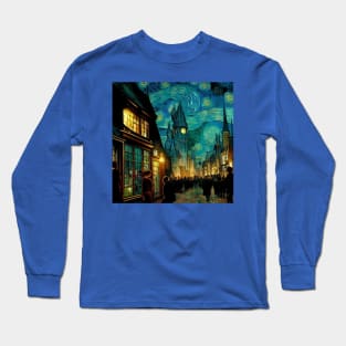 Starry Night in Diagon Alley Long Sleeve T-Shirt